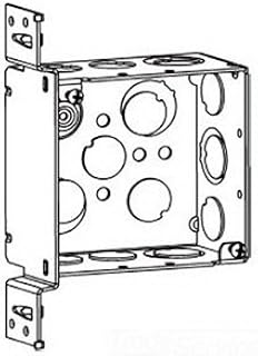 Crouse-Hinds TP451 Steel Outlet Box 4 Inch x 4 Inch x 2-1/8 Inch 30.3 Cubic-Inch