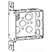 Crouse-Hinds TP451 Steel Outlet Box 4 Inch x 4 Inch x 2-1/8 Inch 30.3 Cubic-Inch
