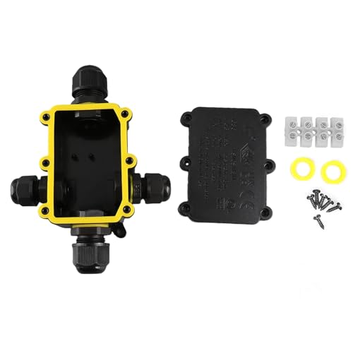 Junction Box IP68 Waterproof Electrical 4 Way Outdoor Cable Connector 450V 24A Underwater Wire Splice Kit for Garden Lights, Pools, Landscape, Marine image 4