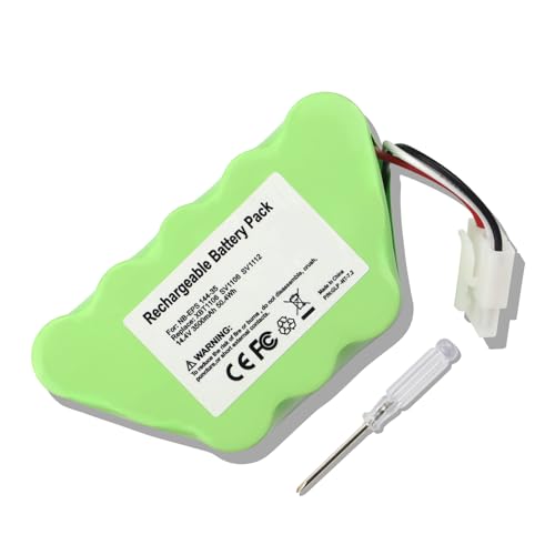 MULS XBT1106 3500mAh Vacuum Cleaner Battery Replacement for Shark XBT1106 SV1106 SV1112 SV1100 SV1107 XB1100 Freestyle Navigator Cordless Stick Vacuum Ni-Mh Battery 14.4V