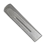 COUNCIL TOOL Splitting Wedge - 5 lb Square Head Wedge with Forged Steel Build & Lacquer Finish - 5W