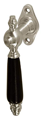 Poignée de fenêtre en laiton nickelé mat Modèle Gifhorn NM Cover