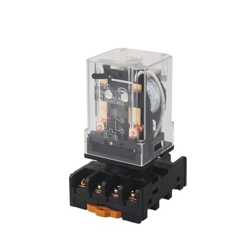 Relé JTX-2C con base para solucionar fallos de conmutación en líneas de AC 24V