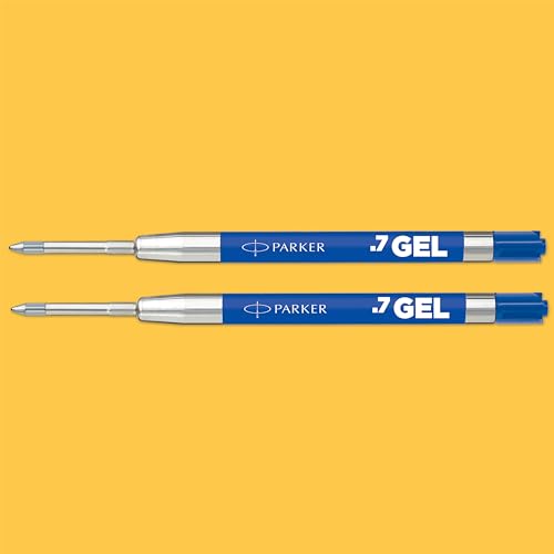 Parker Jotter Originals recharges pour stylo à encre gel | Recharges d'encre gel | pointe moyenne 0 7 mm | lot de 2 - vue 2