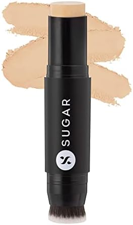 SUGAR Cosmetics Ace Of Face Matte Foundation Stick with In-Built Brush | For All Skin type,Lasts 24hrs | Full Coverage Foundation for Women | 12gm - 20 Galao