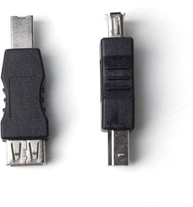 Image of [ 2 Pieces USB 2.0 Type A Female to USB B Male Plug (Printer Scanner) Adapter Connector (Can't Work to Convert Printer as WiFi Enabled or Bluetooth Enabled)
