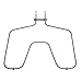 Compatible with Oven Bake Element for GE models JBS27DF1WW JBS27DF2BB JBS27DF2WW JBS27DF3BB JBS27DF3WW JBS27DIM1WW JBS27DM1BB JBS27DM1CC JBS27DM1WW