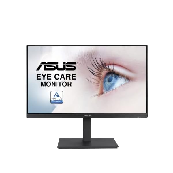ASUS VA24EQSB - Pantalla para Ordenador (23,8", FHD de 23,8", IPS, 16:9-75Hz, 5ms, 1920x1080-300cd/m², DP, HDMI, VGA y 2X USB 3.2), Flicker Free - Filtros de luz Azul - Adaptive Sync. - Altavoces