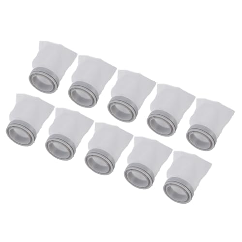 10 Filtros Atrapa-peine para Piojos Eléctricos, Filtros de Repuesto con Malla Transparente, Especiales para Peines para Piojos, Fabricados en Material ABS, para Fácil Instalación
