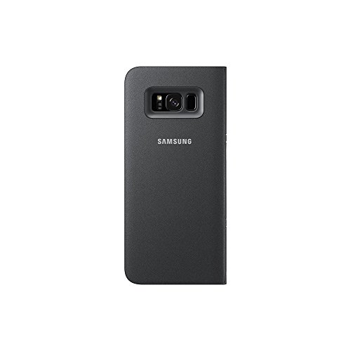 Samsung LED View Case for S8 Plus - Black,EF-NG955PBEGWW