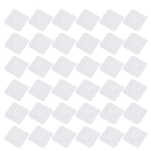 Image of Yinhing 18 Pairs Double Sided Sticky Hooks, Adhesive Wall Hooks for Hanging and Organizing Power Outlets, Picture Frames, RV Accessories