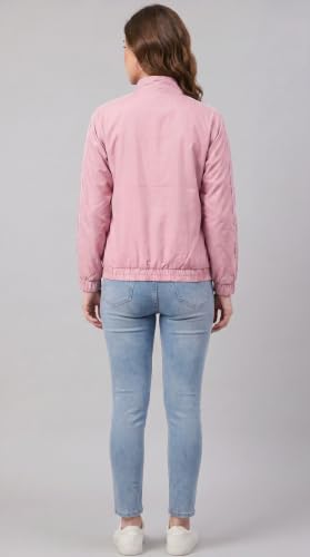 Image of Women Lightweight Jacket | Solid Casual Windcheater With 2 Pockets