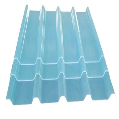 Planchas Transparentes Tejados, Hojas de Techo Corrugado, Placa Ondulada para Exteriores, Placa de Iluminación Natural, Chapa de Techo, Anti-UV, con Tornillo(90x180cm=35x71in-1.0mm)