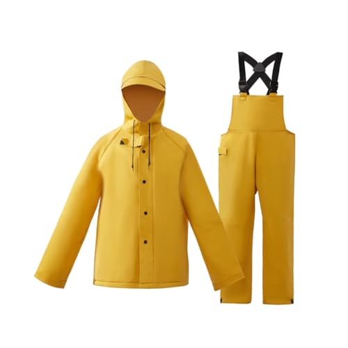 Heavy Duty .50 mm Yellow Rain Suit (Large)