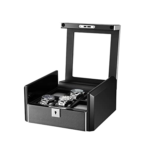 Boîtes de luxe noires grilles montres évitant rayures et désordre