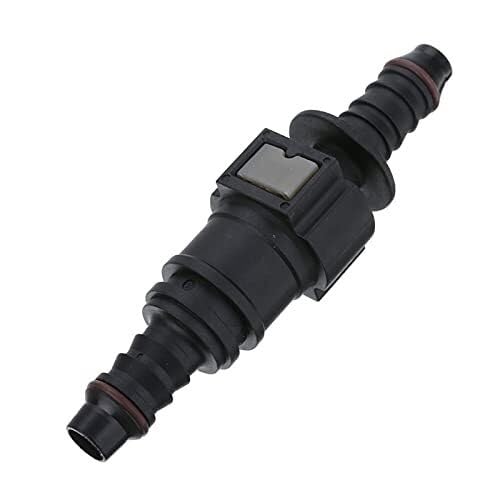 Boquilla de inyector 1 Juego De Acoplador De Manguera De Línea De Combustible Para Automóvil De 8 Mm (9,89 Pulgadas) Con Conector De Conexión De Liberación Rápida Inyector Combustible