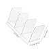 Alipis Ice Pattern Book Rack Desktop File Folder Holder Student Books Organizer Office Document Storage Rack for Desk and Study Use
