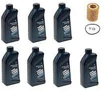 7-Quarts Genuine Synthetic 5w30 Motor Oil & 1 Oil Filter for BMW E60 E61 E84 E85 E90 E91 E92 E93 530i X5 Z4