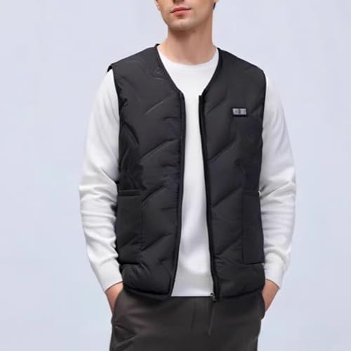Heated Vest for Men Women Sleeveless Heating Puffer Jacket USB Electric Heated Jacket Lightweight Warm Coat Outwear3