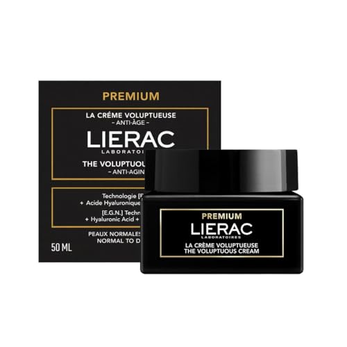 Lierac - Premium - La Crema Voluptuosa Antiedad 50ml - Corrige - Nutre - Ilumina - 95% Ingredientes Naturales - Todo Tipo de Pieles
