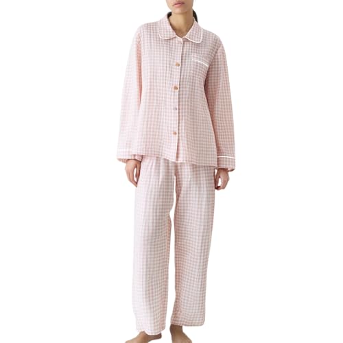 Pyjama femme manches longues ensemble homewear fluide pour matinées cocooning