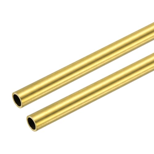 MECCANIXITY H65 tube laiton sans soudure 9x1x102mm 2pcs