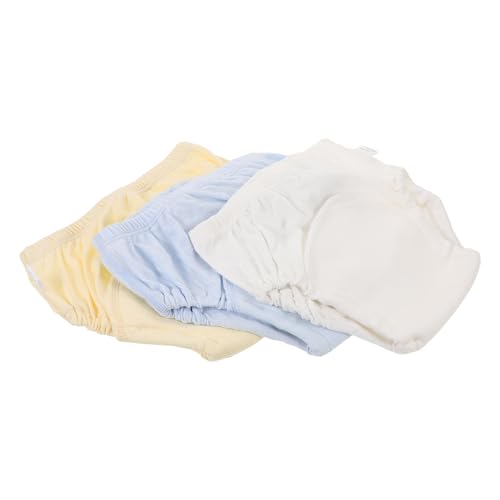 TOYANDONA Pantalones de Entrenamiento Impermeables para Talla 110, Ropa Interior Reutilizable de Algodón Transpirable, Pañales de Tela para Ñiño Unisex, Protección Antifugas