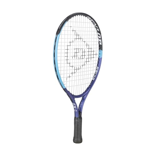 Raqueta de Tenis DUNLOP FX Junior 19 con Cuerdas – Raqueta de Potencia Infantil – Grip G0000