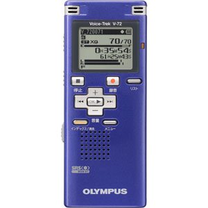 Amazon | OLYMPUS ICレコーダー Voice-Trek VLT バイオレット V-72 