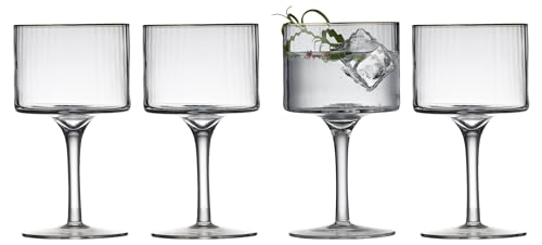 Set de 4 vasos Lyngby Glass Palermo Gold 320 ml