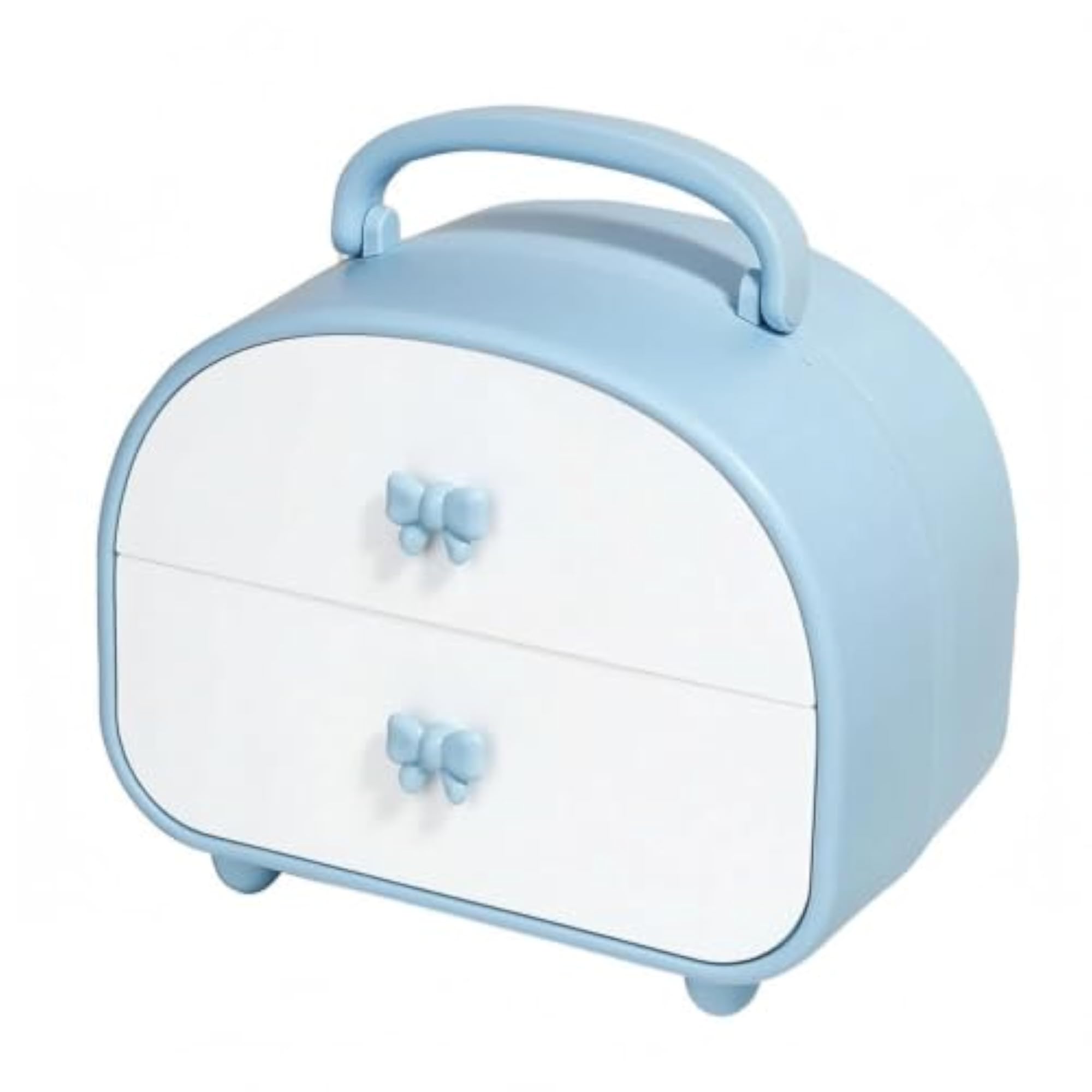 2-Drawer Hair Accessory Organizer, Handbag-Shaped Storage Case