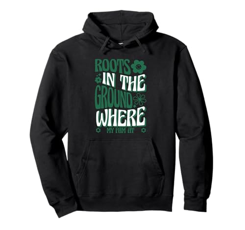 Roots In The Ground Where My Fam At Family Reunion Flowers Pullover Hoodie