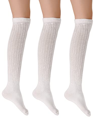 MR-CAESAR-SOCKS-Slouch-Socks-Women-Comfy-Soft-Knee-High-Scrunch-Sock-Size-6-11