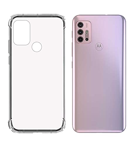 Image of Transparent Soft Silicone TPU Flexible Back Cover Compatible with Motorola Moto G10 / Moto G30 / Moto G10 Power