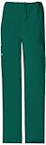 Cherokee Workwear Scrubs Unisex Stretch Cargo Pant, Hunter, Medium