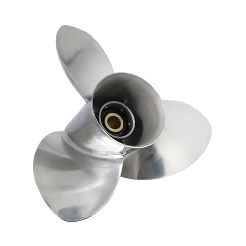 Image of Right 16 1 /4x19 Boat Outboard Screw Propeller for 300-350HP 17 Tooth Motor Stainless Steel Propeller 3 Blade 6AW-45972-00-00
