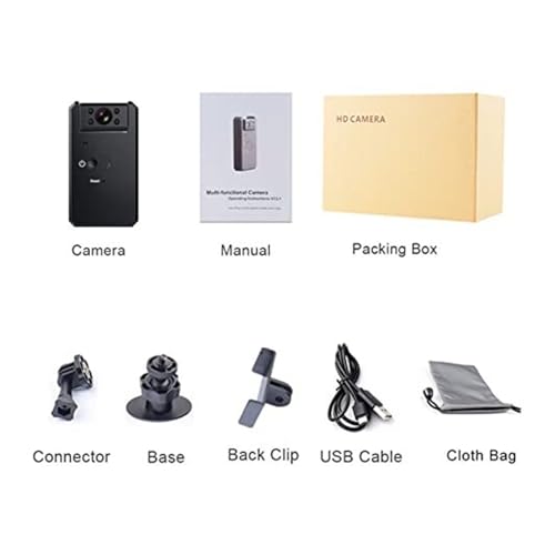 Mini caméra MD90 anti-vibration avec stockage 32Go et 64Go