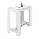 mostrador cocina madera Moderno: elige entre roble Artisan, alerce Sibiu, roble sonoma, roble o blanco y proporciona un elegante complemento en tu cocina o sala de estar y comedor.