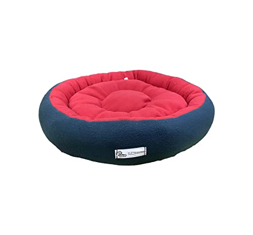 Image of Premium Small Size Dog Bed for Small Dogs and Puppies Anti Skid Bottom Washable Orthopedic Dog /cat Beds Blue /Red