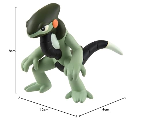 Takara Tomy: 2 Inch Pokemon MonColle MS-50 Cyclizar, White Or Gray, 1.2 to 1.6 inches (3 to 4 cm) - Image 3