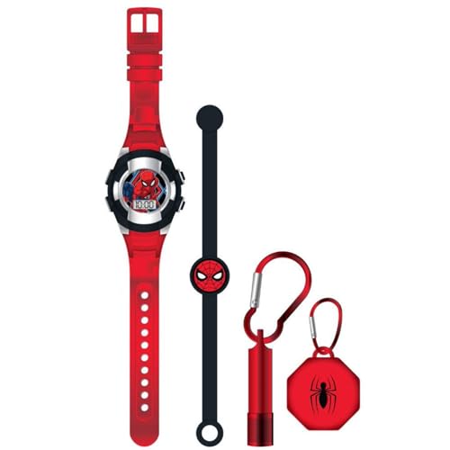 Montre Spiderman Accutime SPD40166 rouge et noire pour enfant idéale comme cadeau