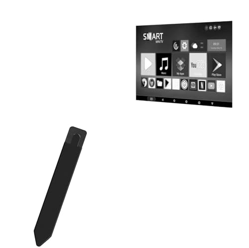 BoxWave Stylus Pouch Compatible with Haocrown 21.5 in Bathroom TV IP66 - Stylus PortaPouch, Stylus Holder Carrier Portable Self-Adhesive - Jet Black