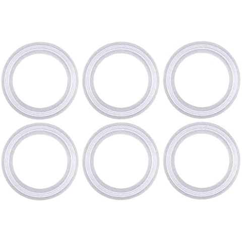 Set of 6 Silicone O Rings for Brieftons Glass Bottles Cover