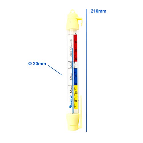 2 pezzi.Termometro per frigorifero