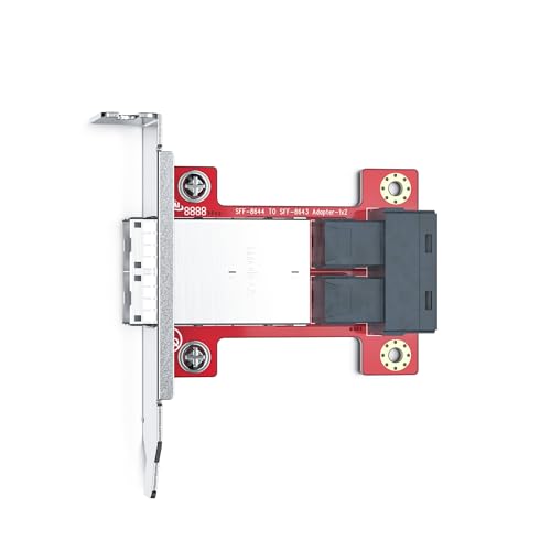 image for 10Gtek Dual Port Mini SAS Adapter SFF-8643 to SFF-8644 PCIe 3.0 Host B