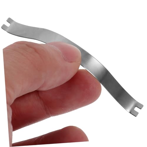 Image of Cabilock Aluminum Alloy Hook Back Plate Metal Spring Clips for Photo Frame Drywall Clips