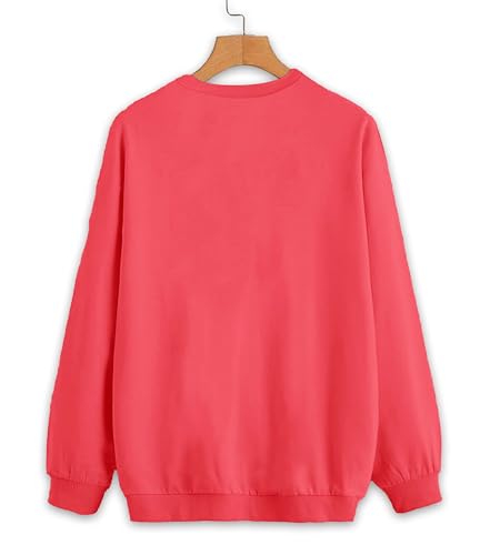 Image of Mack Jonney Solid Round Neck Cotton Fleece Sweatshirt for WOMEN-VMACK639269