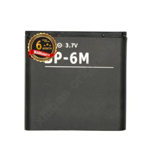 Image of BP-6M Battery for Nokia 6233 6280 6288 9300 N73 N93 3250 9300 9300i (1100mAh) Battery with 6 Month Warranty** (C265)