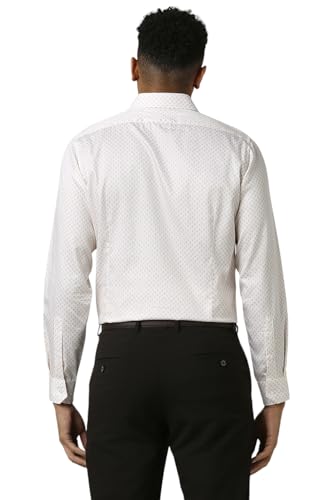 Image of Van Heusen Formal Printed Shirt for Men| Premium Cotton| Full Sleeves| Slim Fit |Breathable Fabric