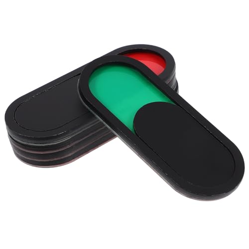 KICHOUSE 5個トイレ ドア用 スライドサイン 使用中 空室 表示 オフィス 会議室 引き戸対応 ステータス情報ボード